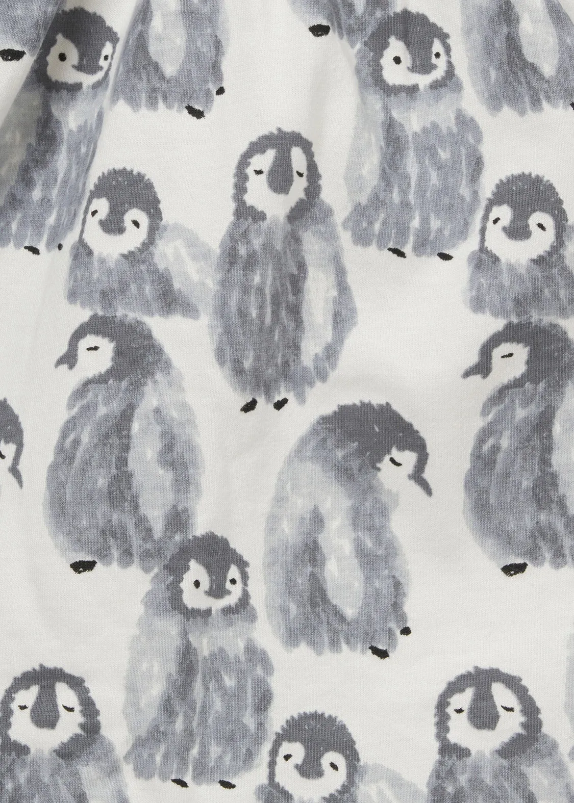 Multi Pattern Short Sleeve Tunic (Fluffy Penguins)