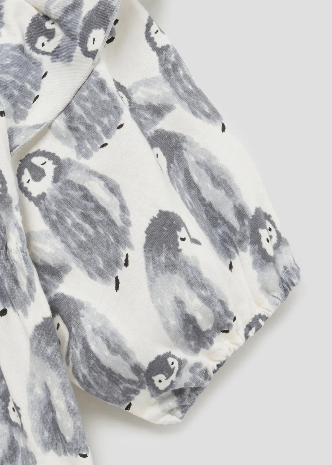 Multi Pattern Short Sleeve Tunic (Fluffy Penguins)