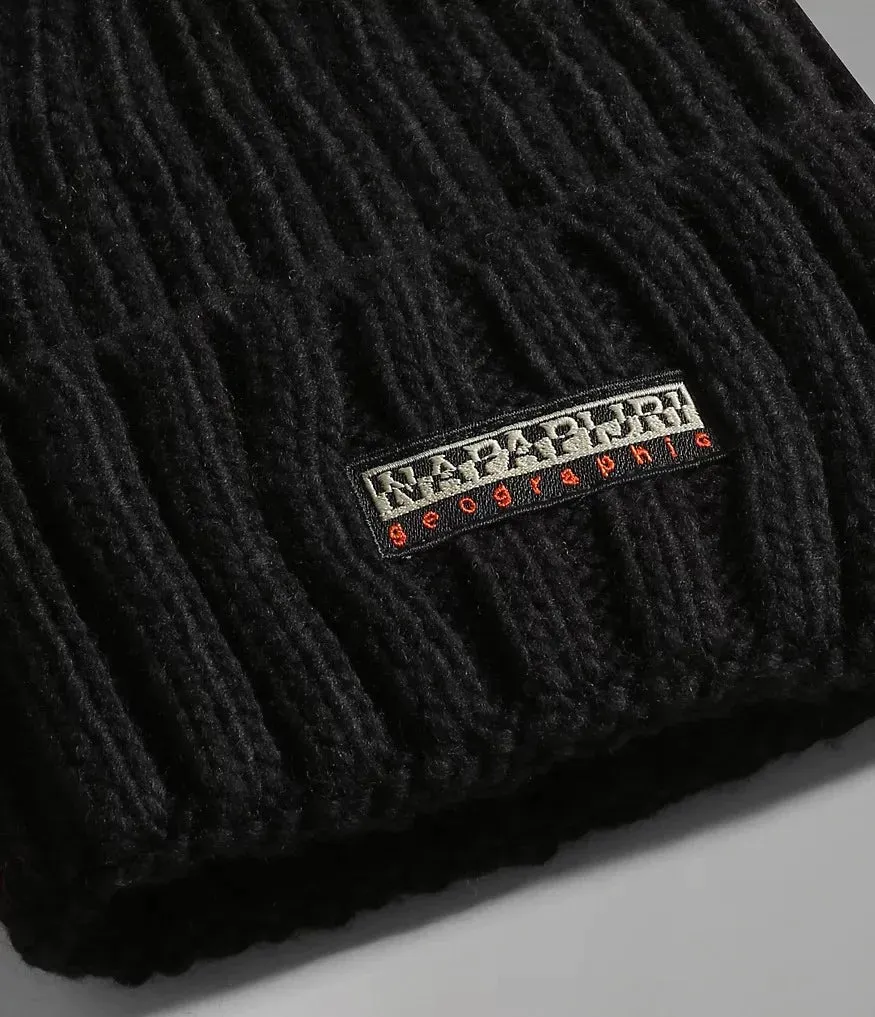 Napapijri Fea 2 Bobble Hat in Black