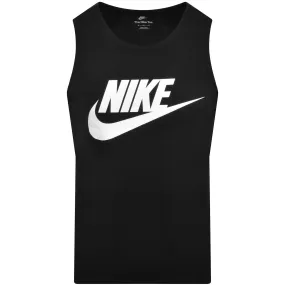 Nike Futura Icon Logo Vest T Shirt Black