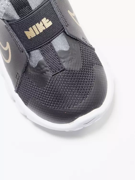 Nike  Infant Boys Nike Black/Gold Flex Runner 2 Trainers