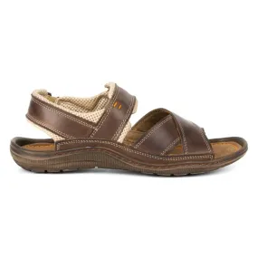 Olivier Leather men's sandals 336GT brown