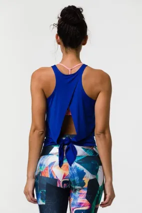 ONZIE // TIE BACK TANK - ROYAL