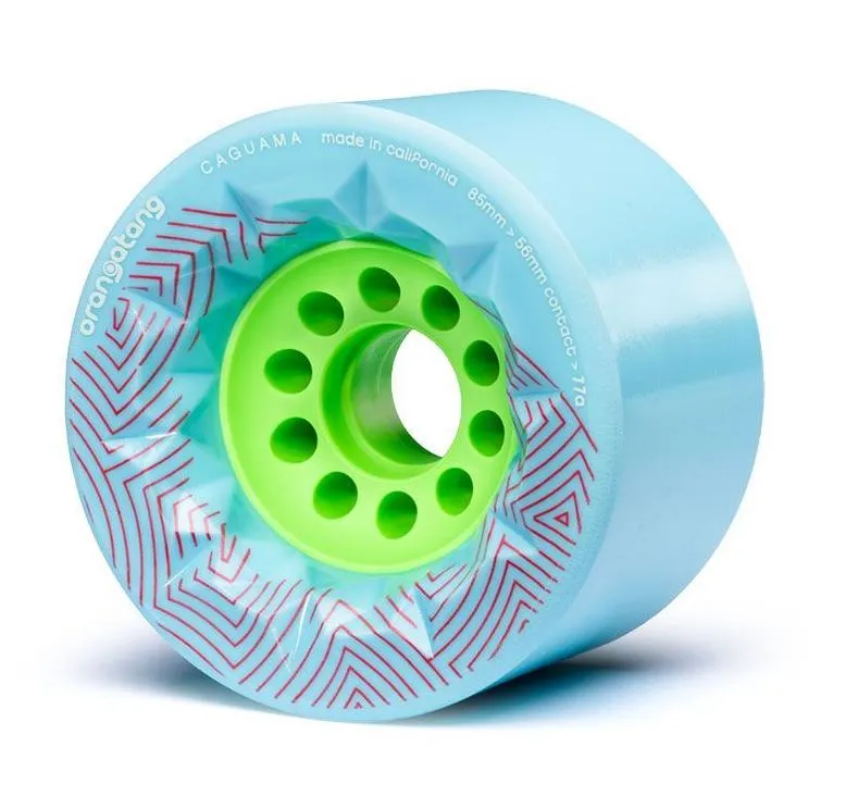 Orangatang Caguama 85mm 77a Skateboard Wheels - Blue