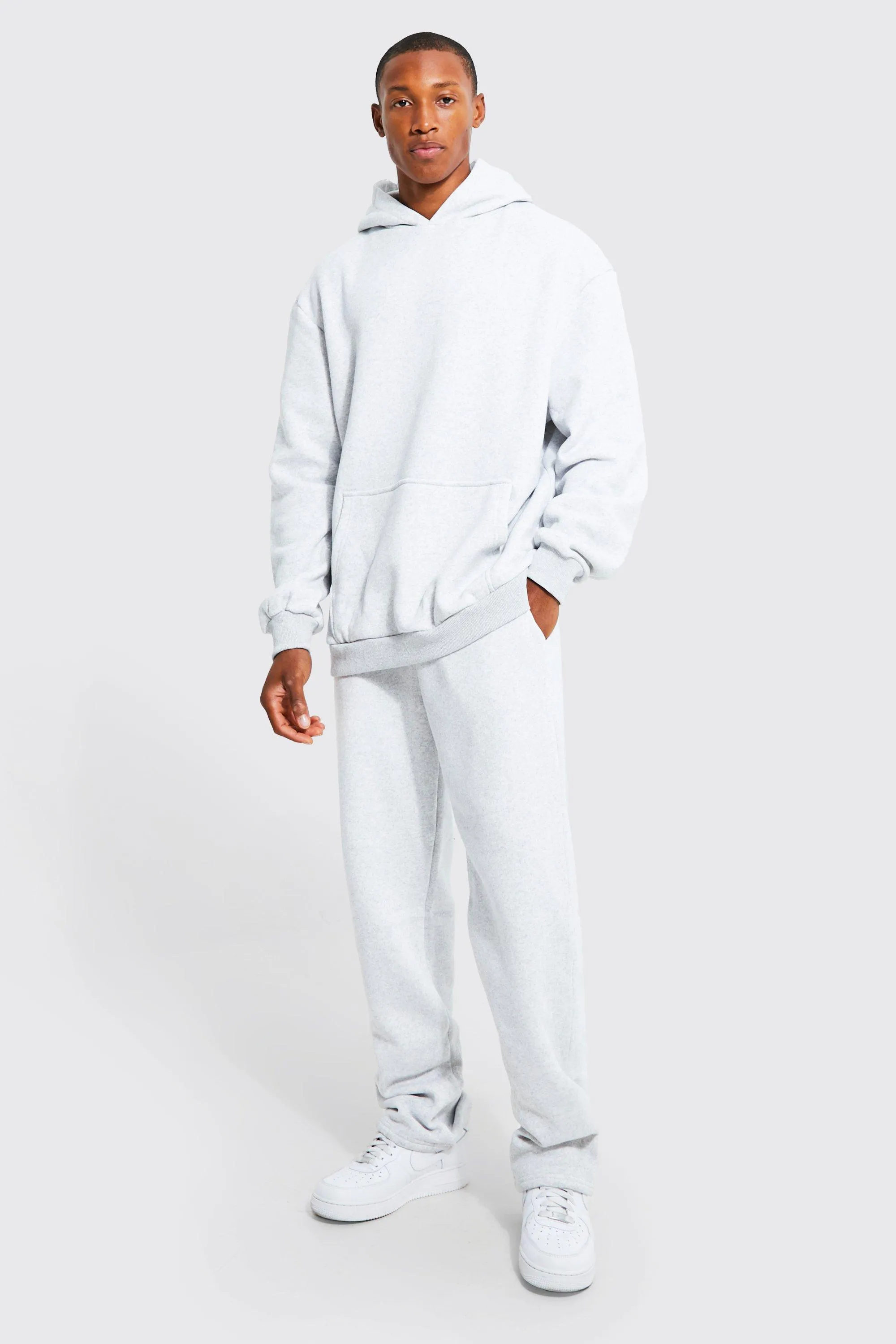 Oversized Hooded Straight Leg Tracksuit