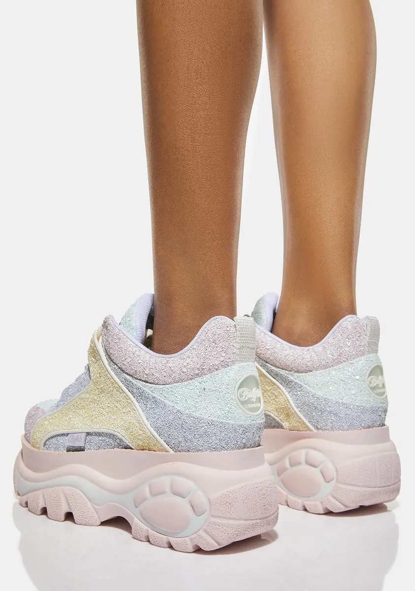 Pastel Multi Classic Low Platform Sneakers-