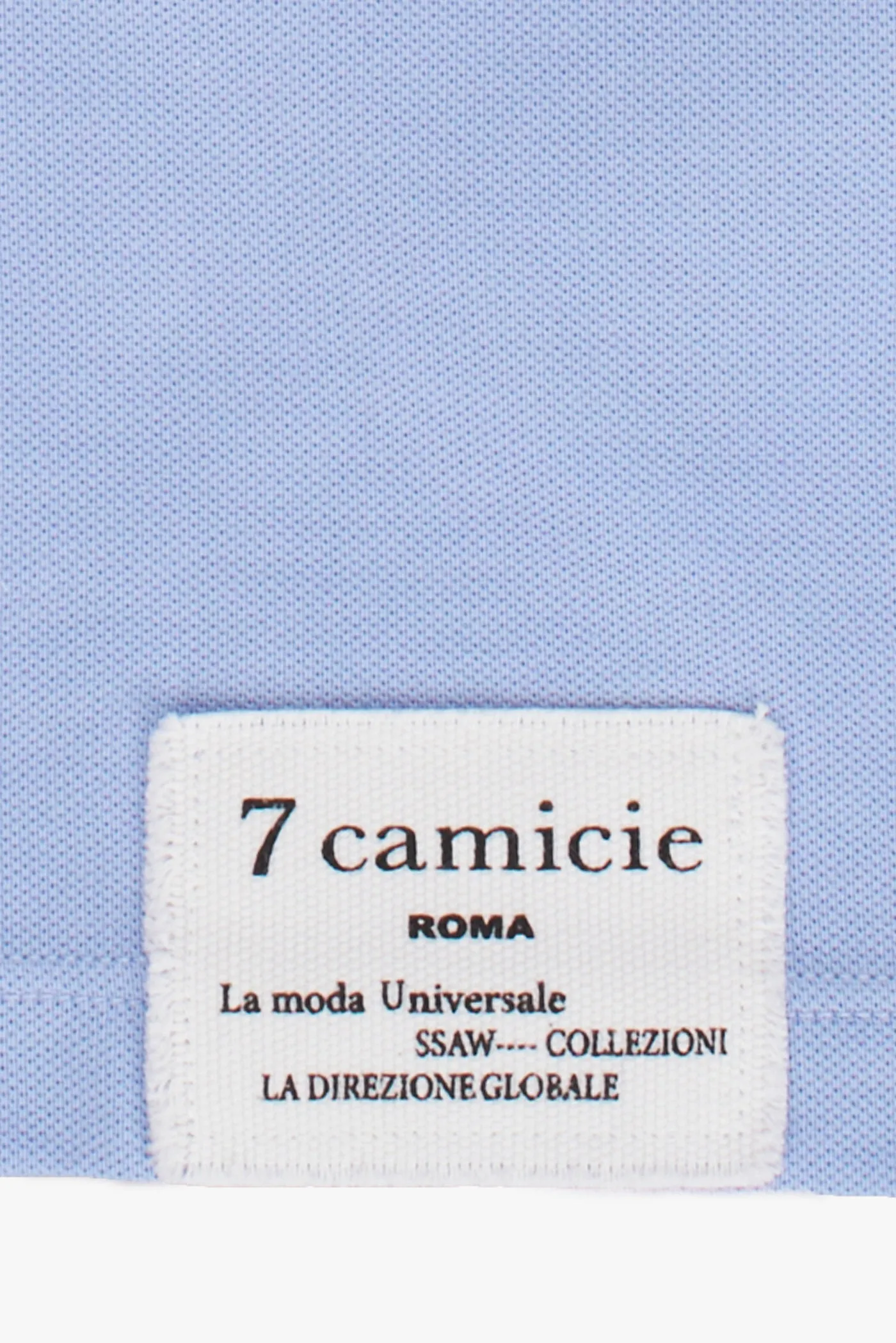 Piquet Man Polo Light Blue