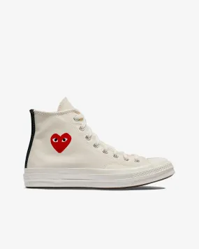 Play Converse - Small Red Heart All Star '70 High Sneakers - (Beige)