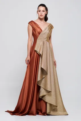 Pleated Long Dress