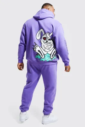 Plus Evil Bunny Hooded Tracksuit