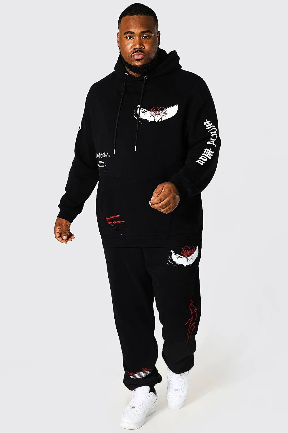 Plus Limited Graffiti Hooded Tracksuit