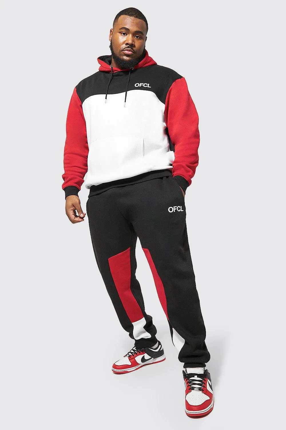 Plus Ofcl Colour Block Tracksuit