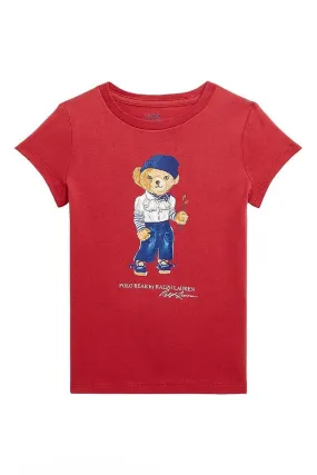 Polo Ralph Lauren Kids S-M Beden Kz ocuk Polo Bear T-shirt