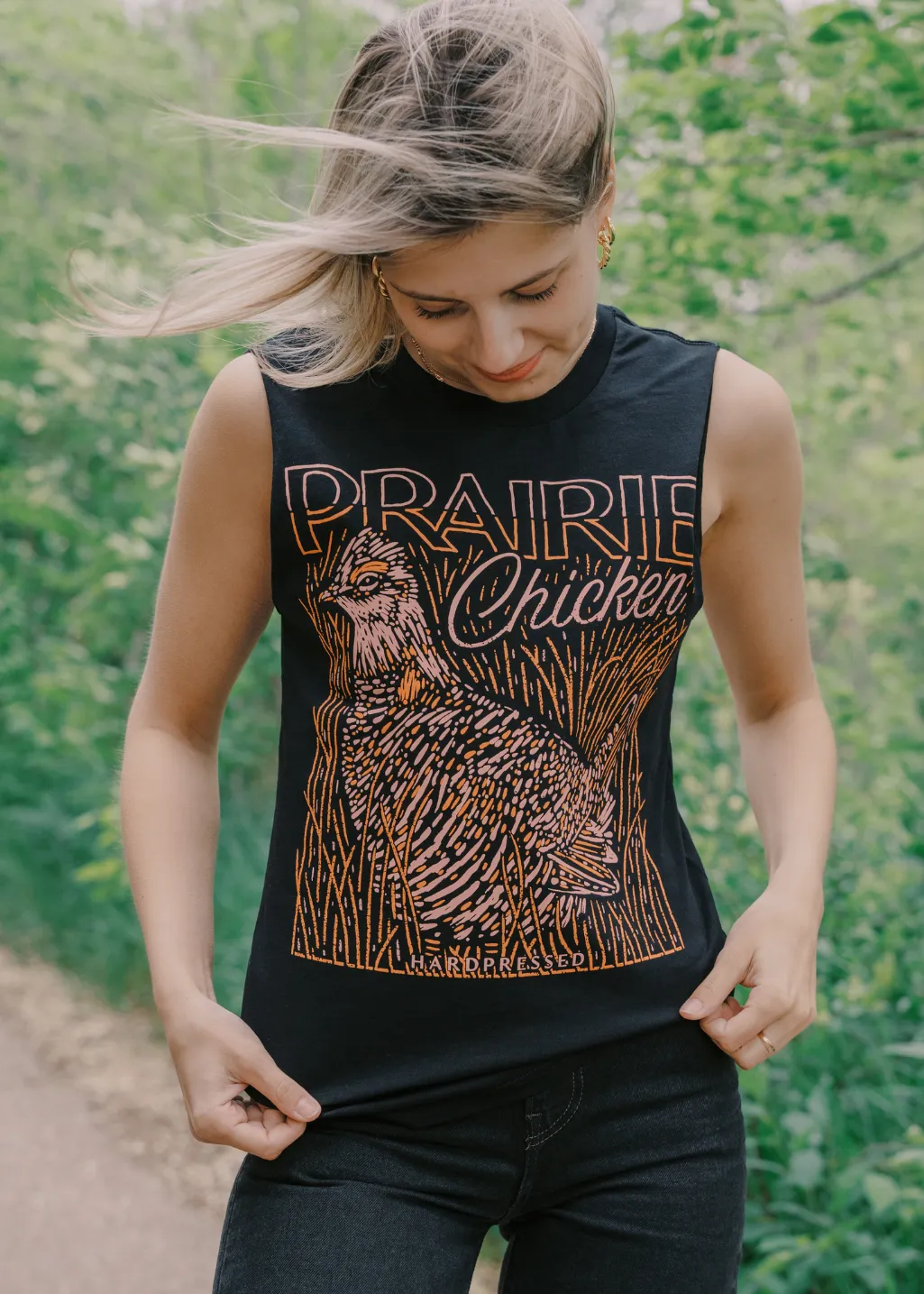 Prairie Chicken Tank | Black | Ladies