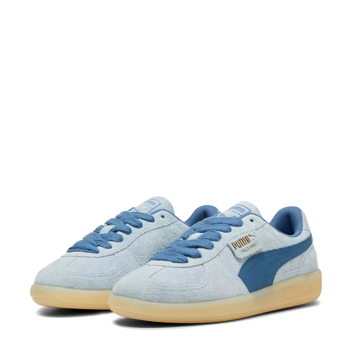 Puma Palermo Hairy Sneakers Frosted Dew / Blue Horizon