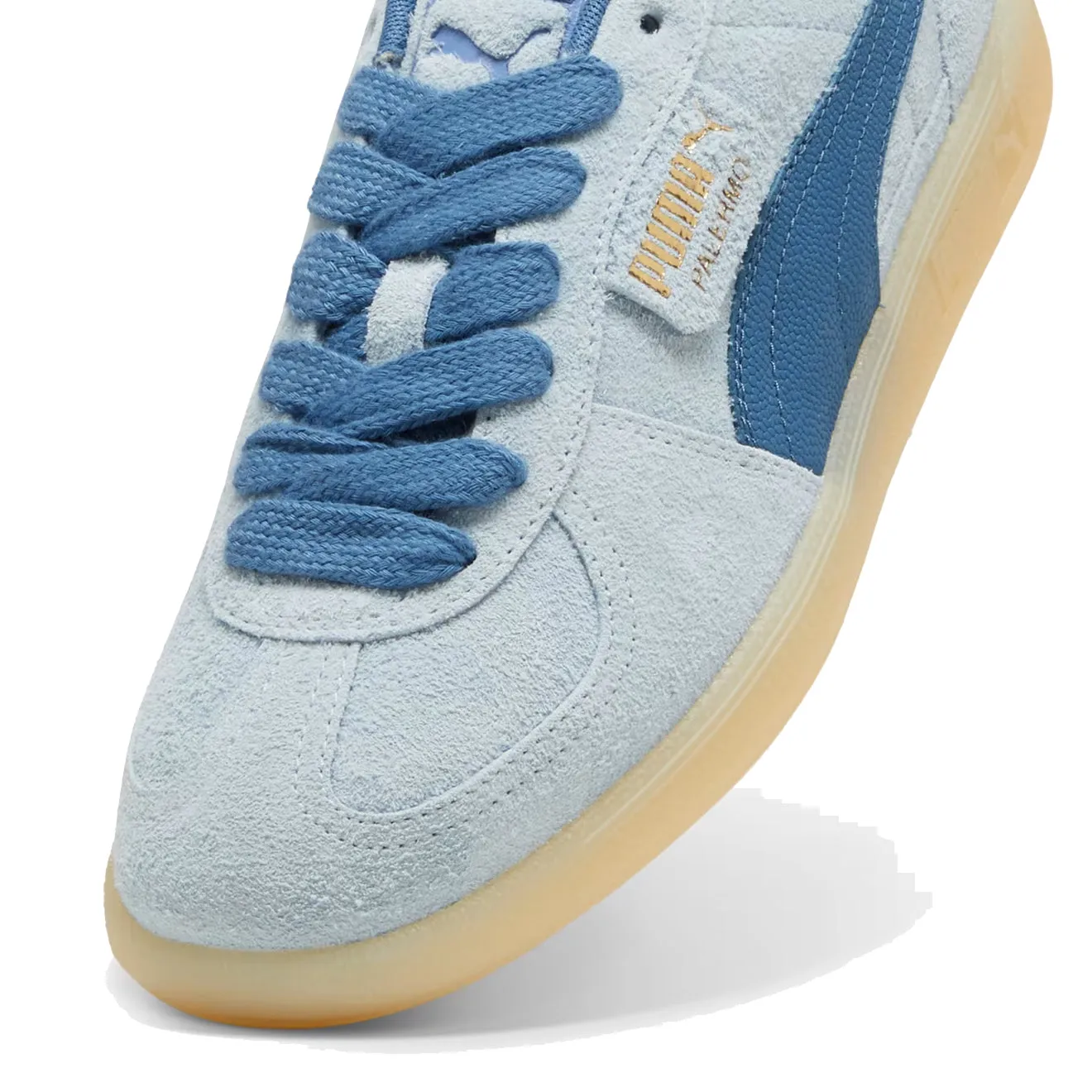 Puma Palermo Hairy Sneakers Frosted Dew / Blue Horizon