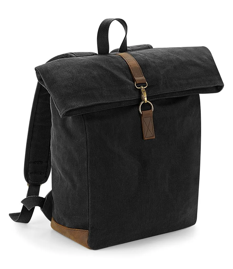 Quadra - Heritage Waxed Canvas Backpack - QD655