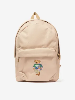 Ralph Lauren Boys Polo Bear Backpack in Beige