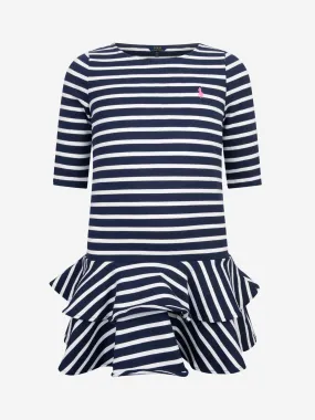 Ralph Lauren Girls Dress - Striped Cotton Jersey Dress