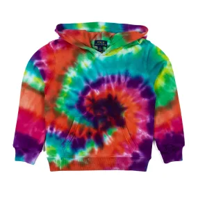 Ralph Lauren Multicolor Tie Dye Hoodie For Kids