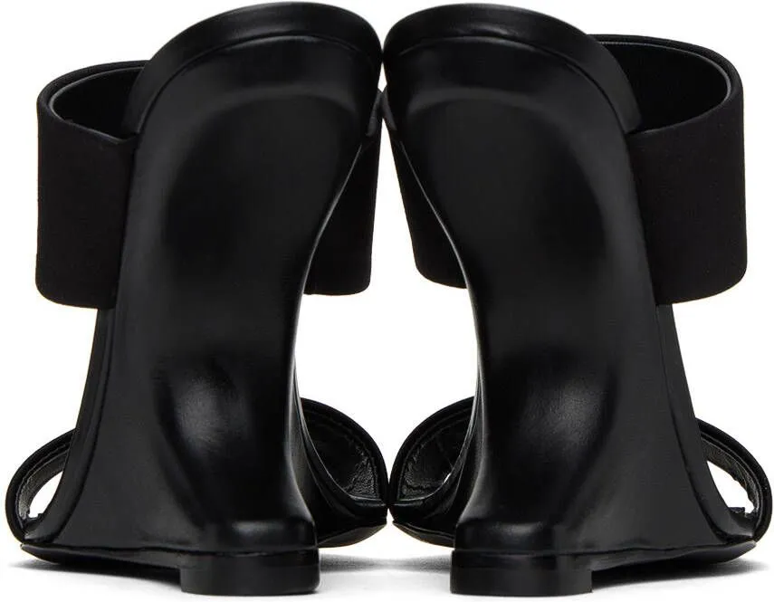 Rick Owens Lilies Black Cantileaver 11 Heeled Sandals