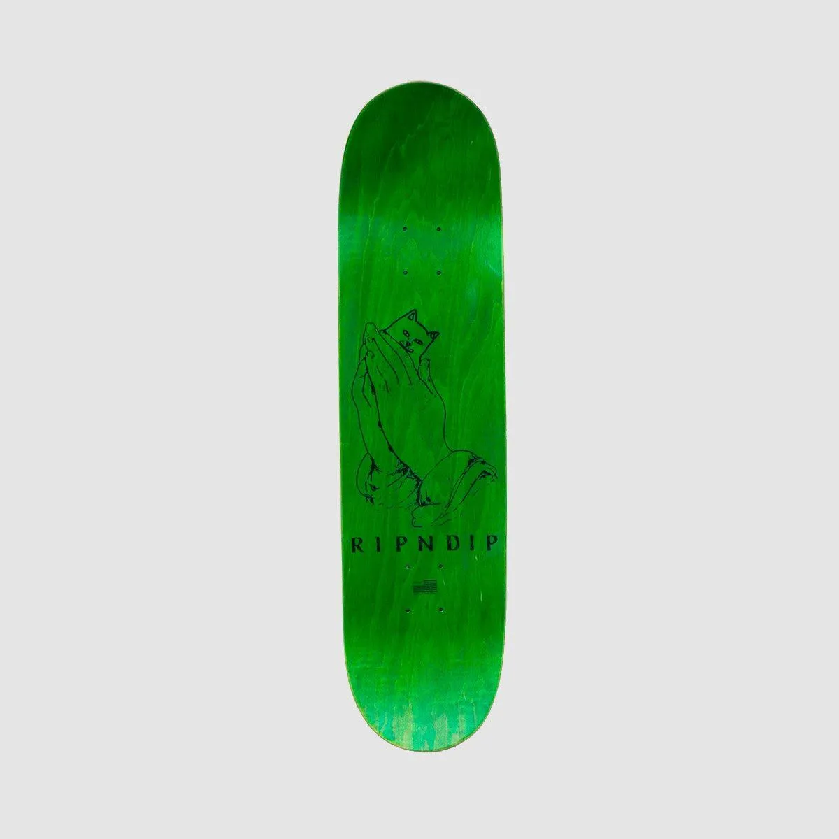 Ripndip Lord Nermal Skateboard Deck Purple/Yellow - 8.25