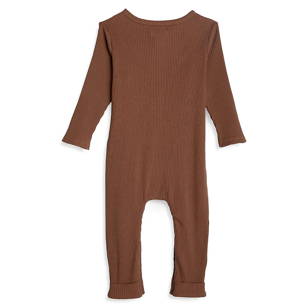 RISE LITTLE EARTHLING Baby Boy's Rib Romper