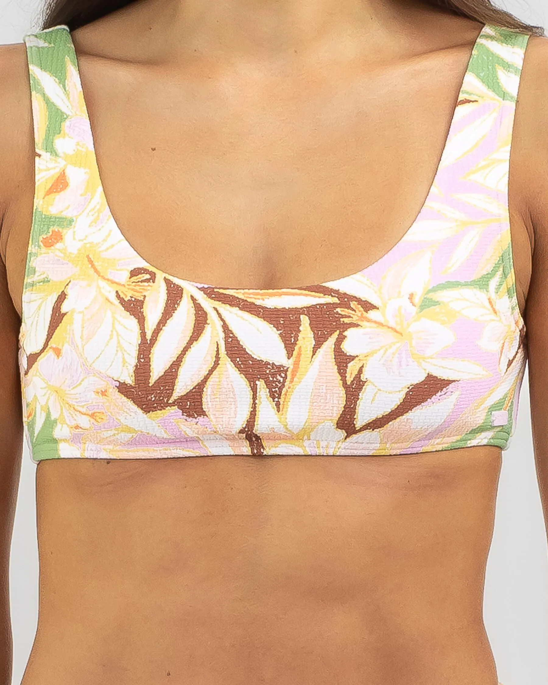 Roxy Meadow Flowers Bralette Bikini Top