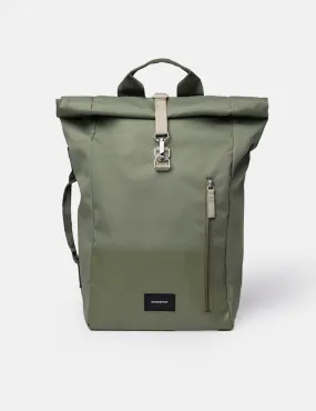 Sandqvist Dante 2.0 Rolltop Backpack (Vegan) - Clover Green