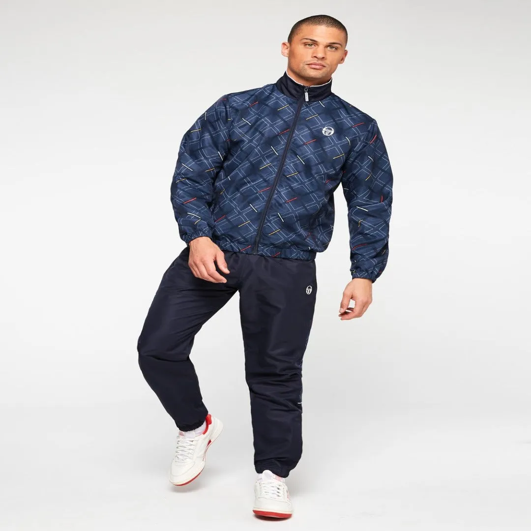 SERGIO TACHINNI  MEN’S TRACKSUIT- ALL NAVY BLUE/NTSHG