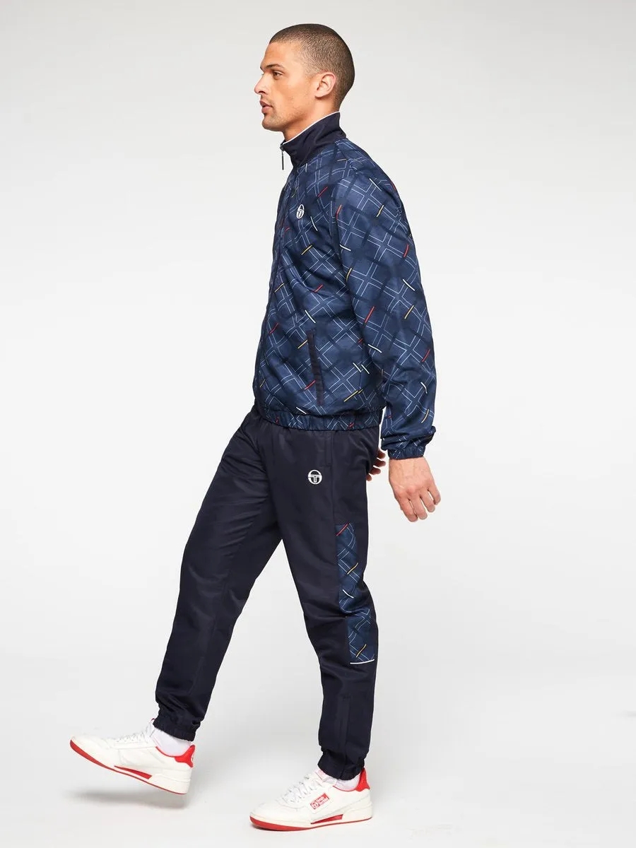 SERGIO TACHINNI  MEN’S TRACKSUIT- ALL NAVY BLUE/NTSHG