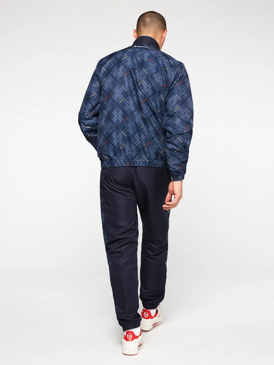 SERGIO TACHINNI  MEN’S TRACKSUIT- ALL NAVY BLUE/NTSHG