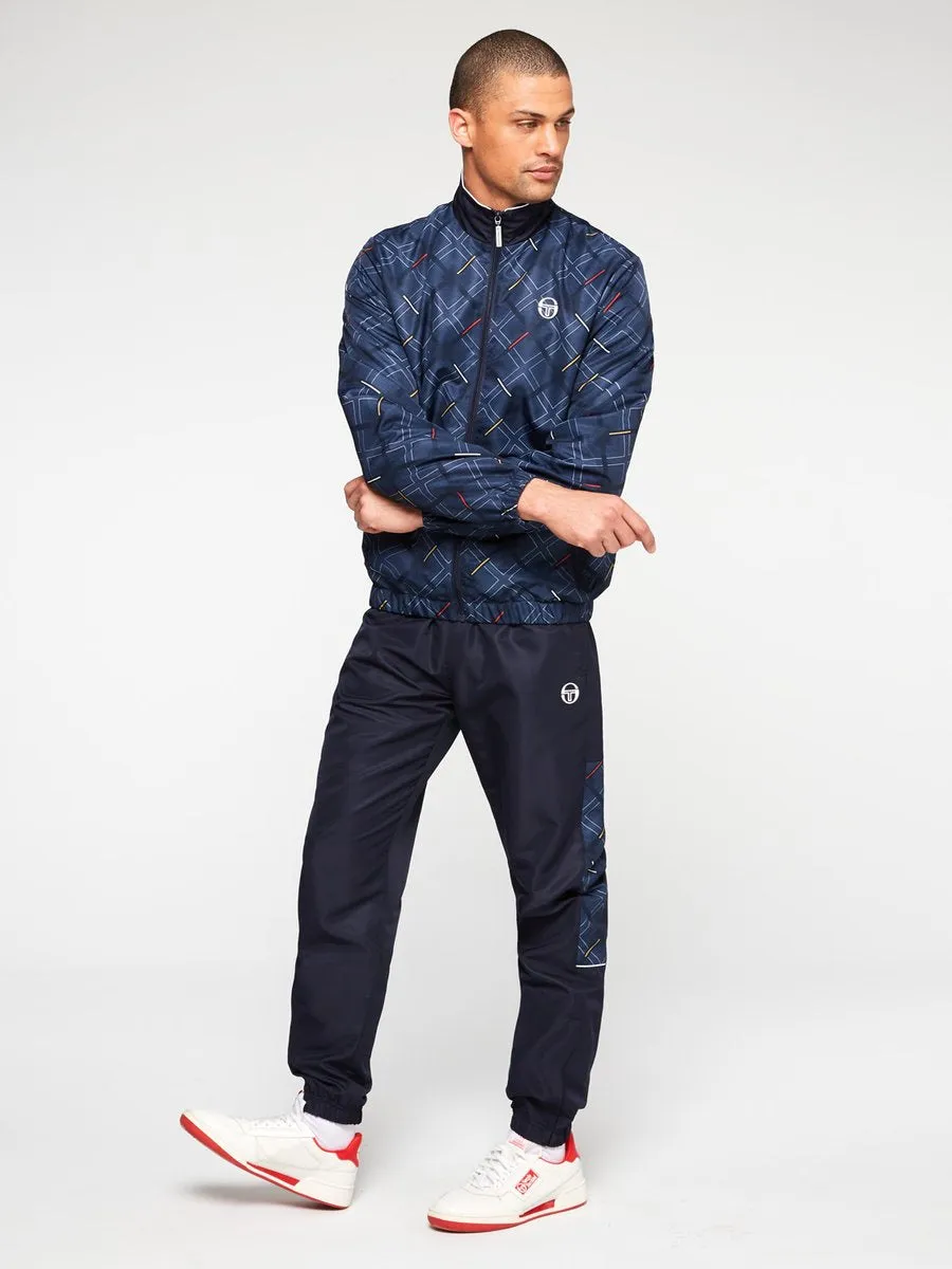 SERGIO TACHINNI  MEN’S TRACKSUIT- ALL NAVY BLUE/NTSHG