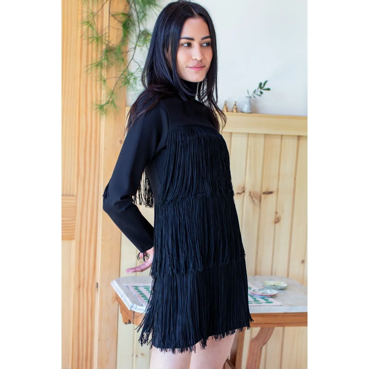 Short Fringe Dress