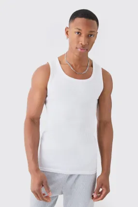 Slim Fit Ribbed Tank Top