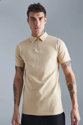 Slim Interlock Polo