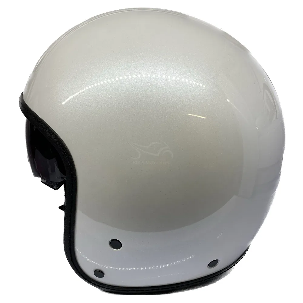 Spada Ace Plain Helmet - Pearl White