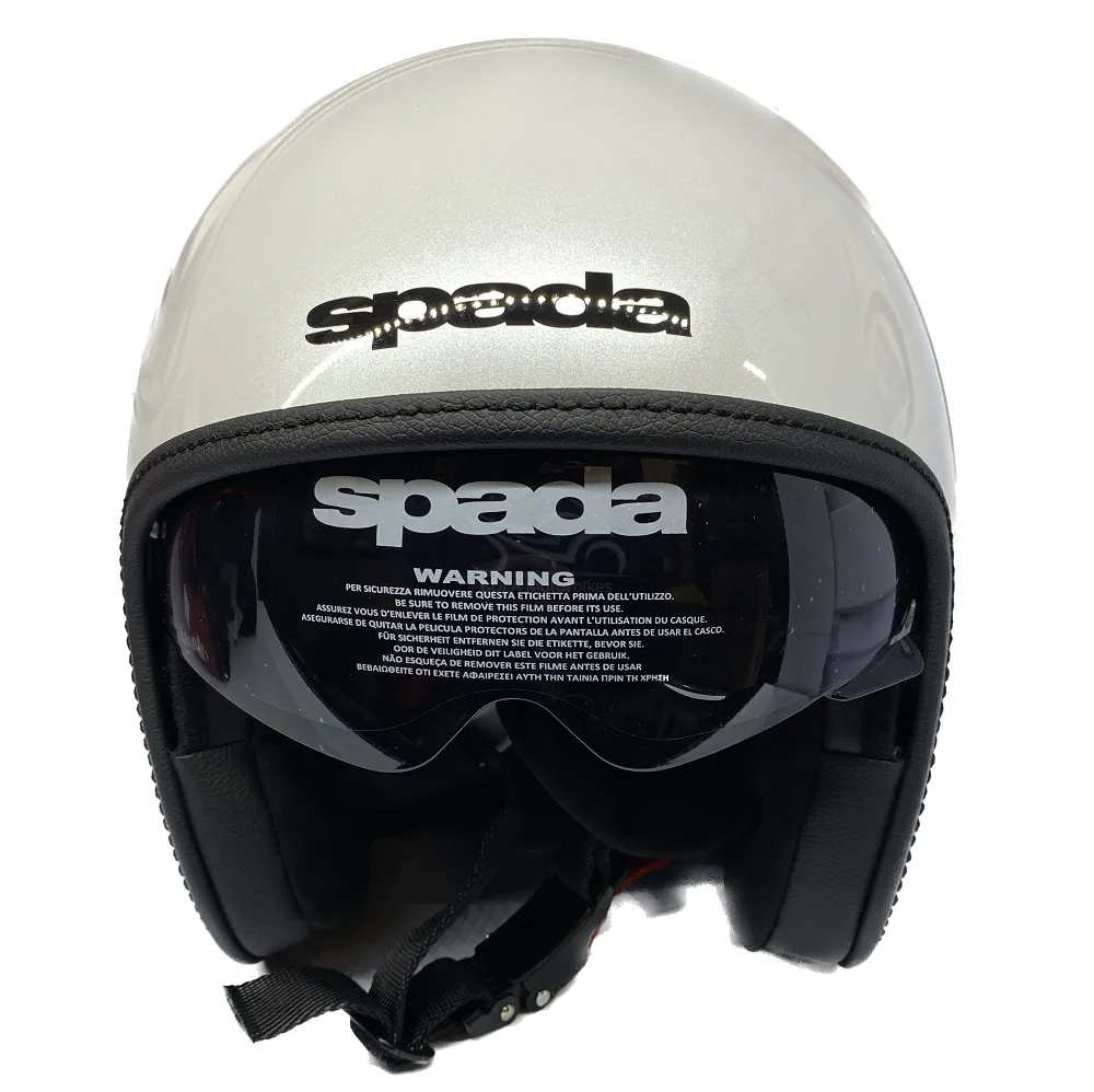 Spada Ace Plain Helmet - Pearl White