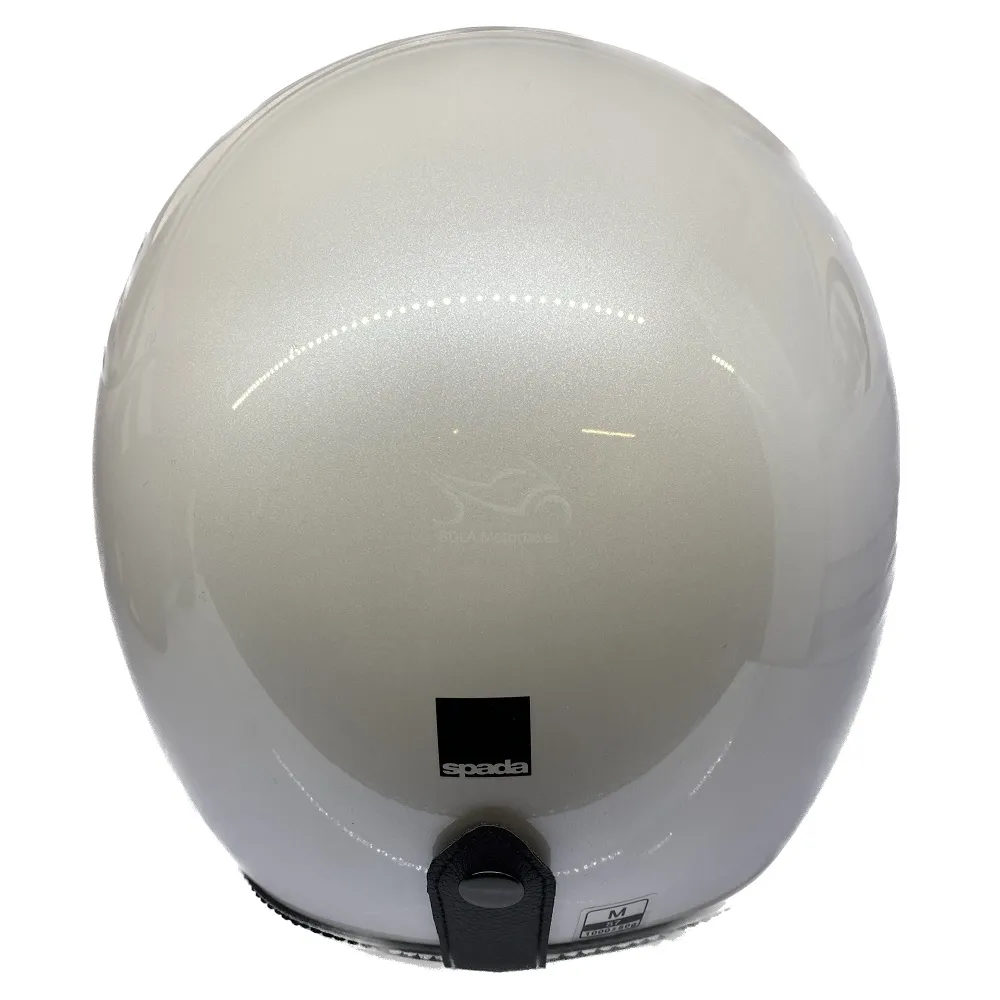 Spada Ace Plain Helmet - Pearl White