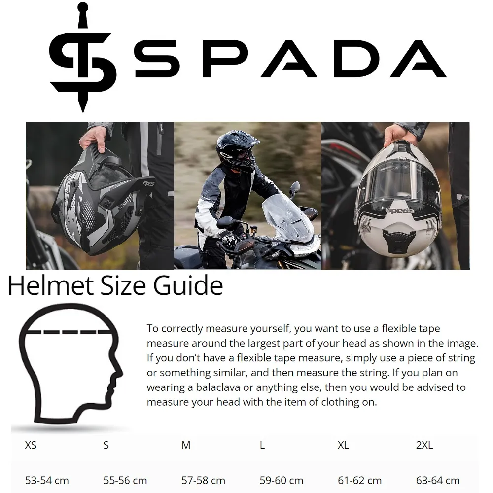 Spada Ace Plain Helmet - Pearl White