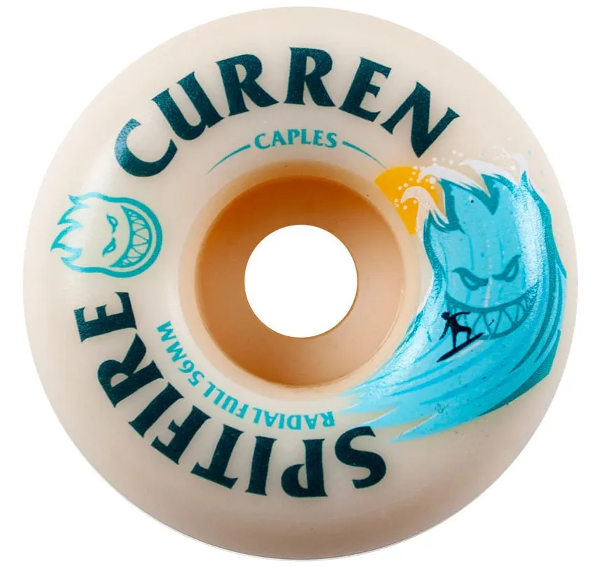 SPITFIRE FORMULA FOUR CURREN BURN SQUAD RADIAL FULL SKATEBOARD WHEELS