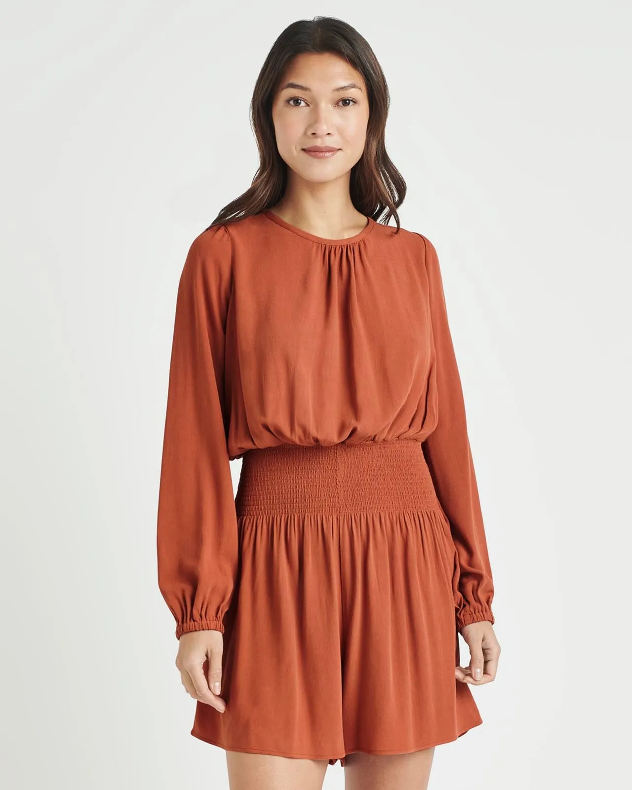 Splendid x Cella Jane Smock Waist Romper