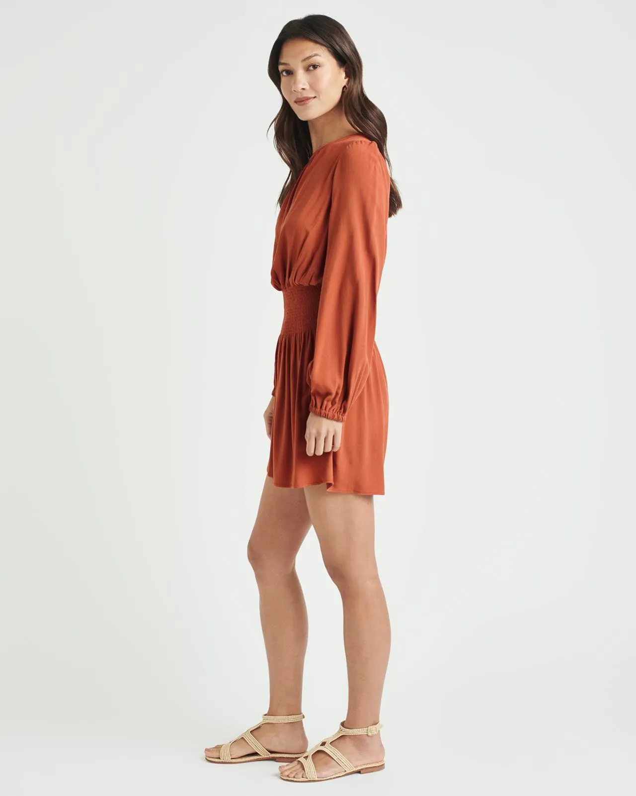 Splendid x Cella Jane Smock Waist Romper