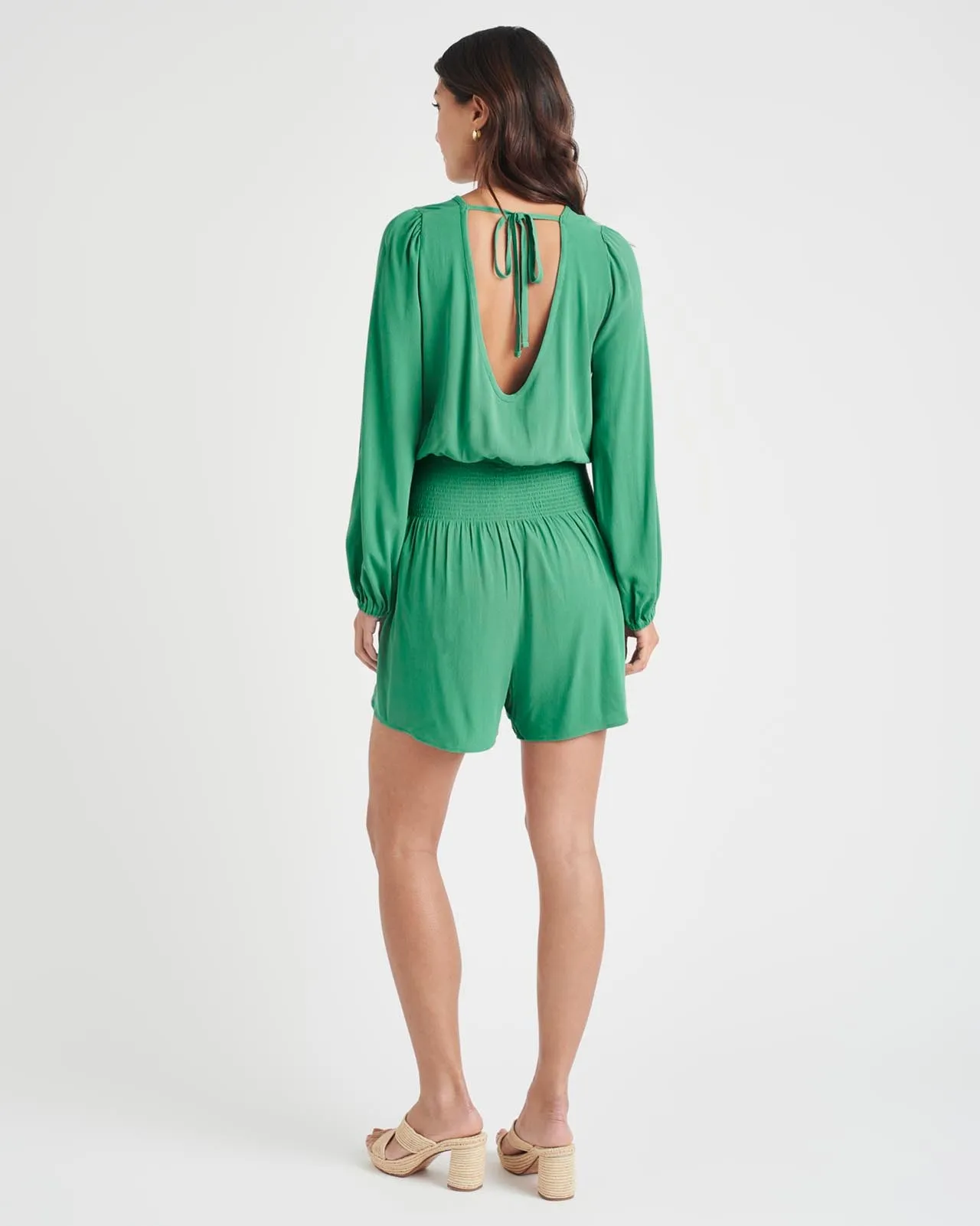 Splendid x Cella Jane Smock Waist Romper