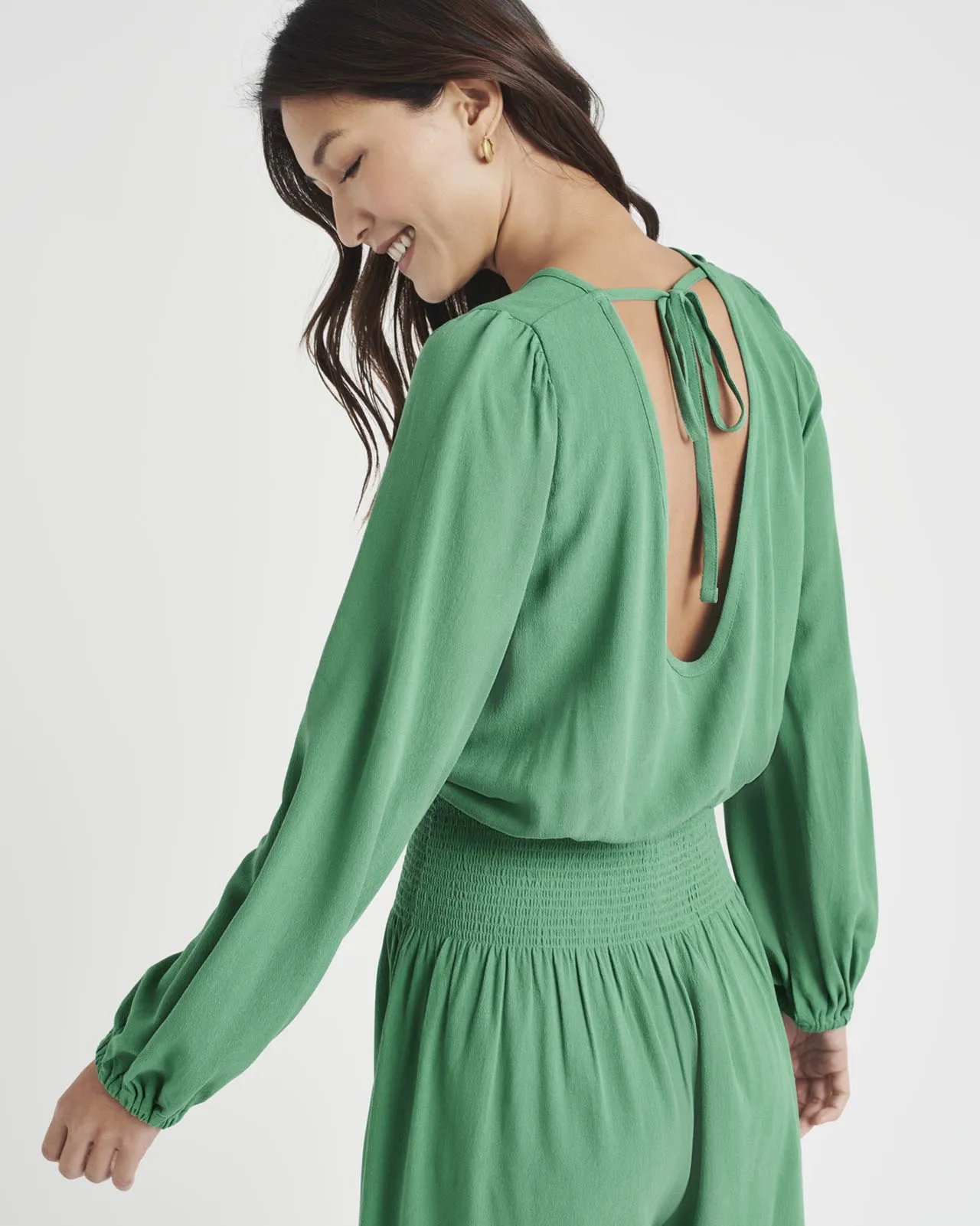 Splendid x Cella Jane Smock Waist Romper