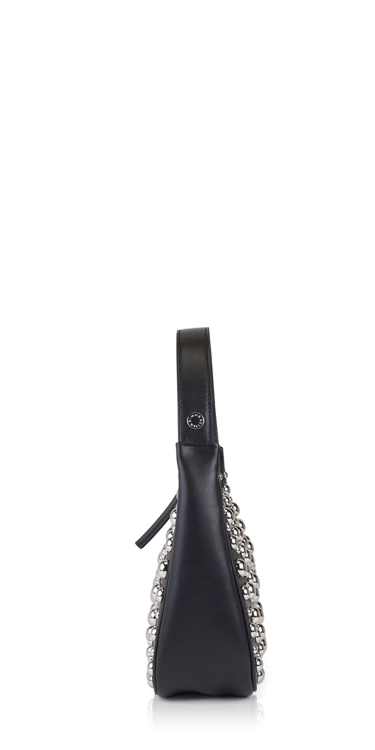 Studded Leather Snap Bag