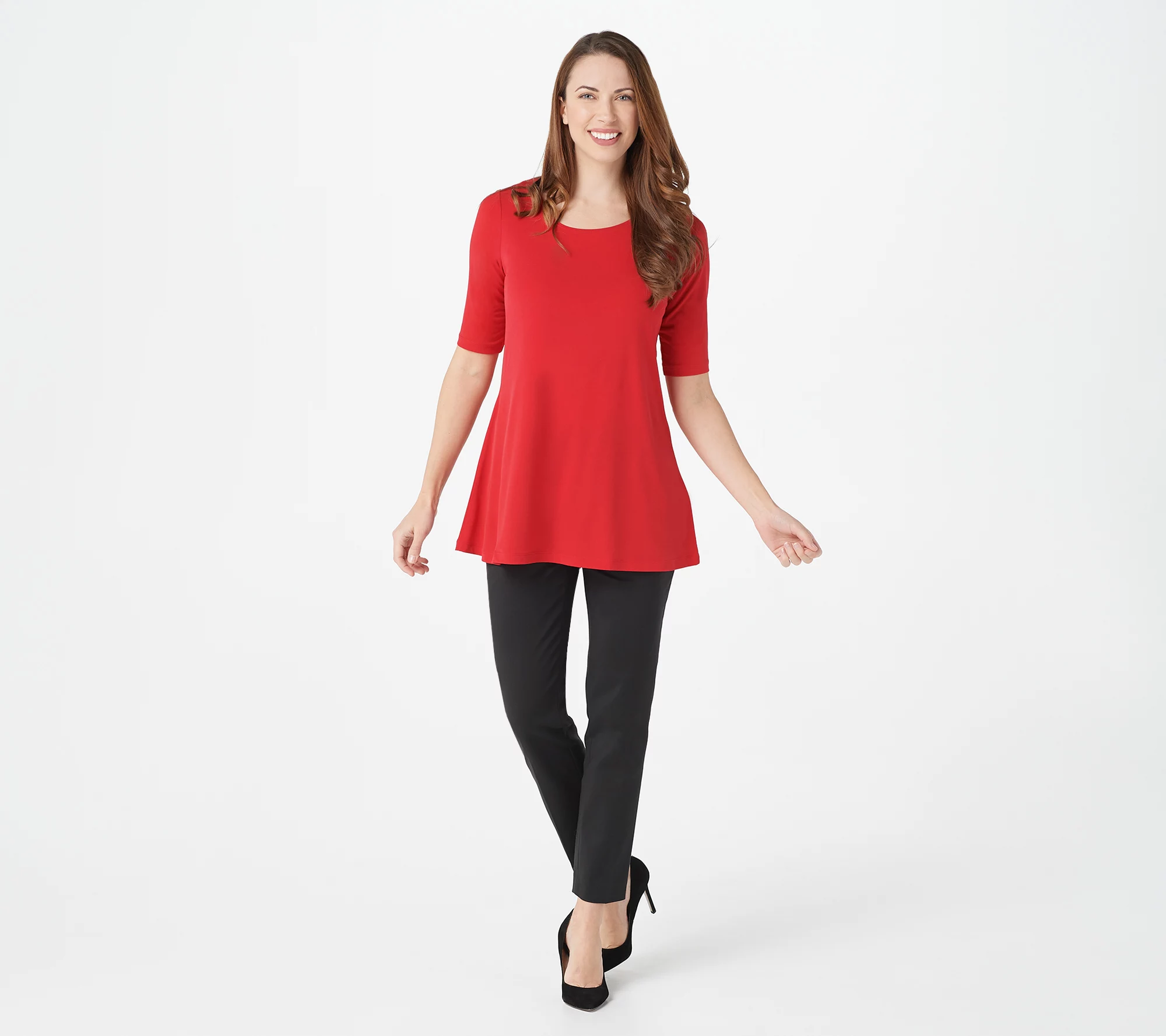 Susan Graver Modern Essentials Liquid Knit Tunic