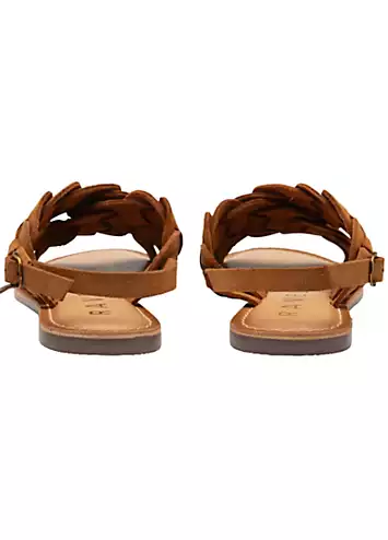 Tan Suede Perran Sandals by Ravel | Look Again