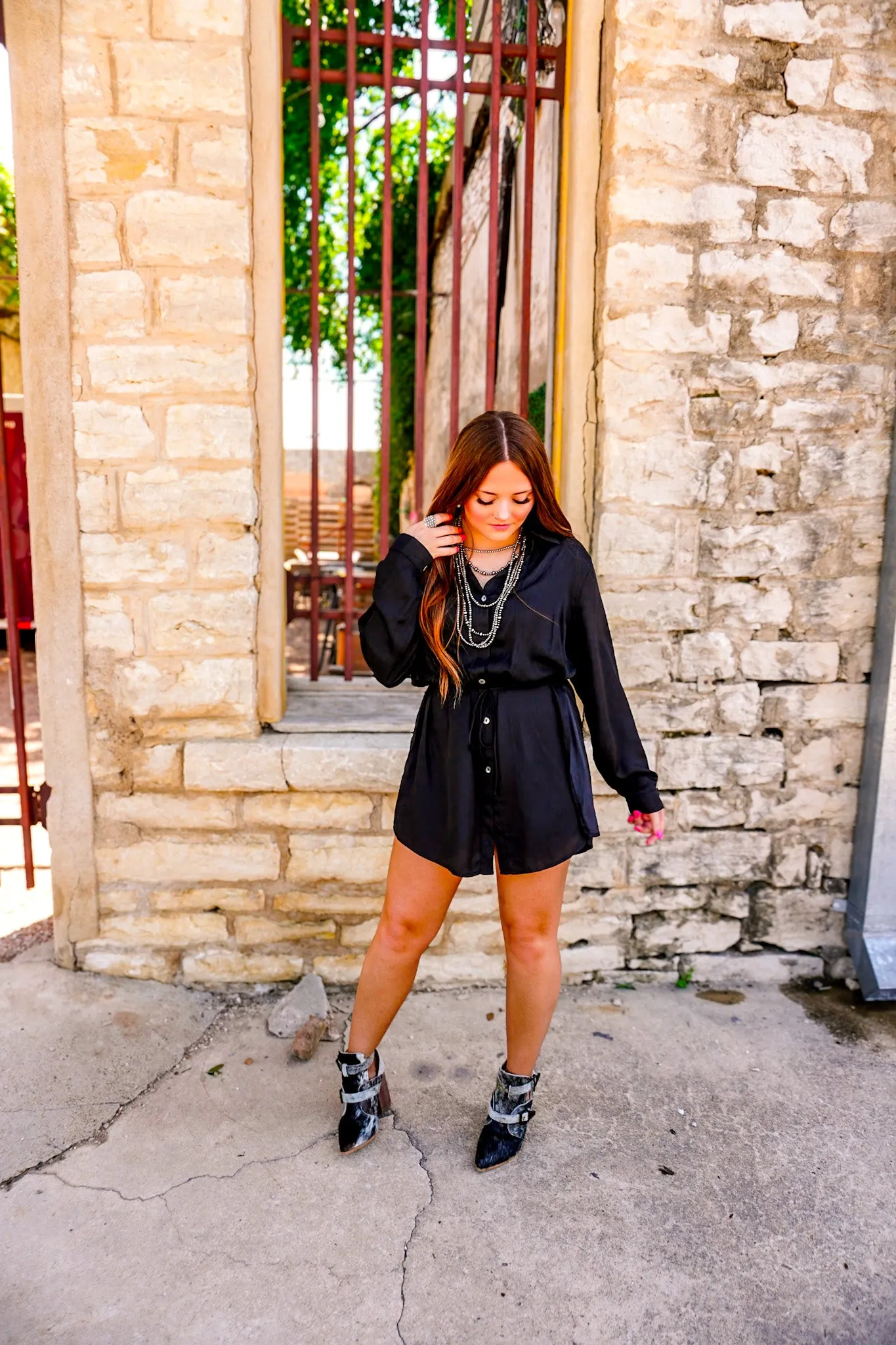 The Matthew Romper in Black