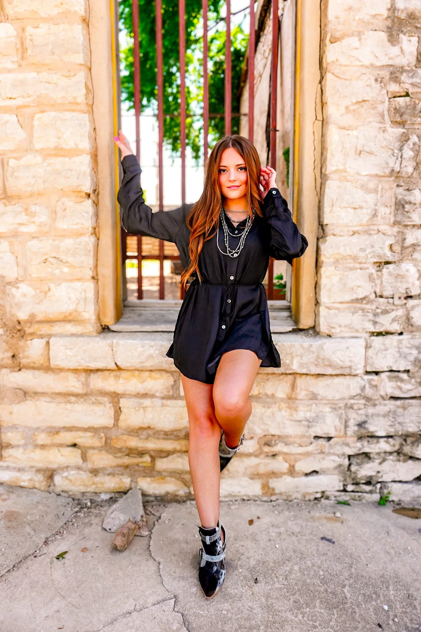 The Matthew Romper in Black